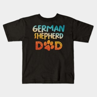 German Shepherd Dad Kids T-Shirt